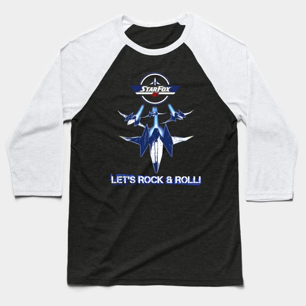 Star Fox: Let's rock and roll Baseball T-Shirt by Bolivian_Brawler